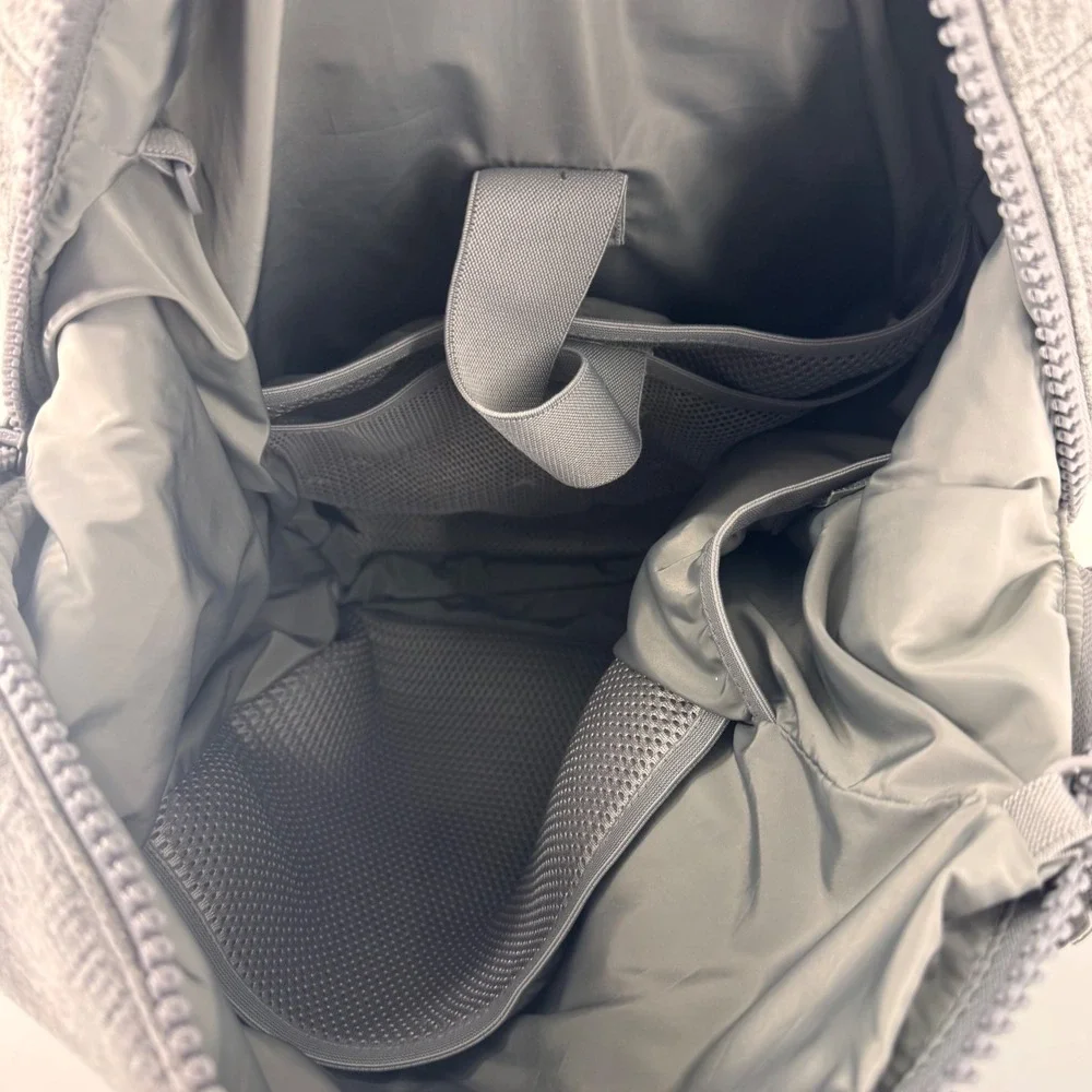Dagne Dover Indi Diaper Backpack Dark Grey Heather Neoprene Large Travel Bag